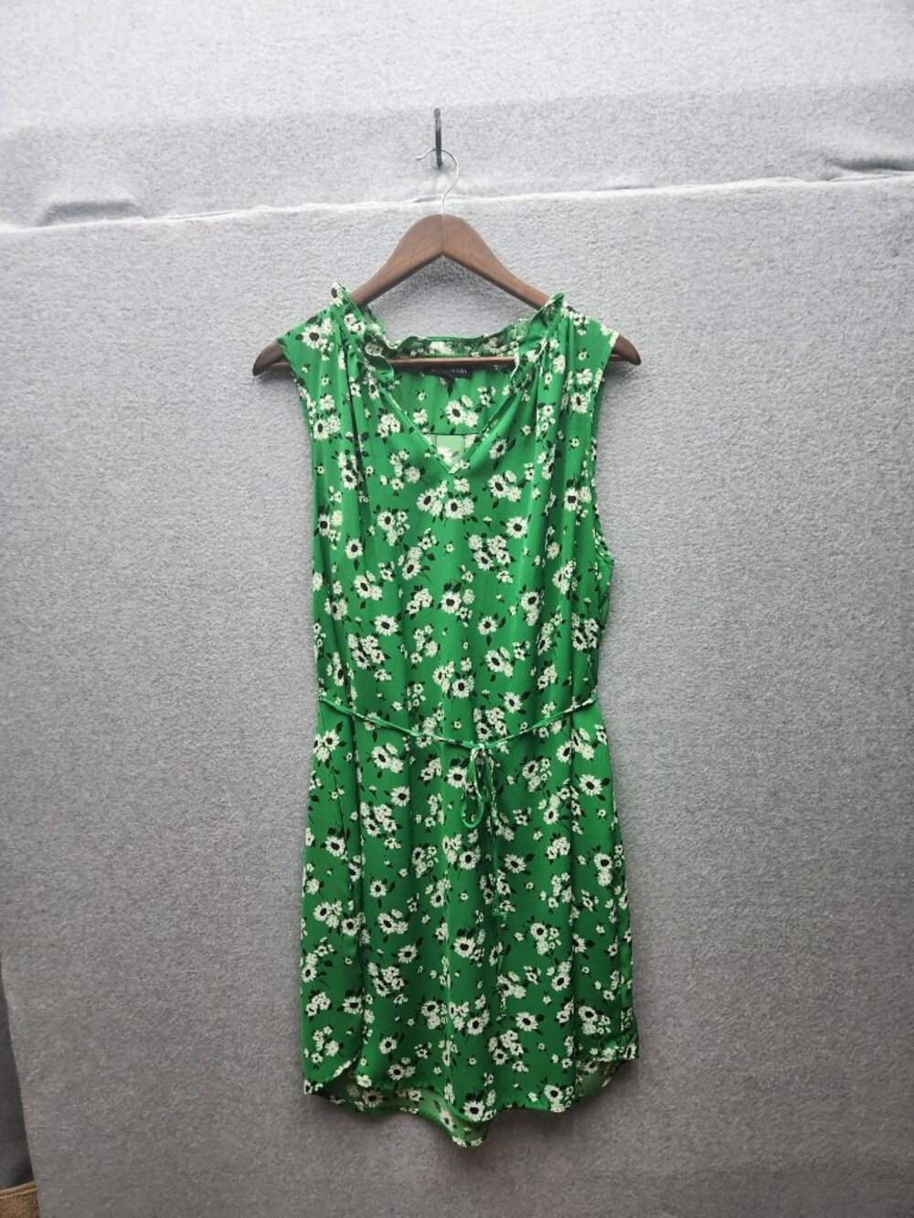 41 Hawthorn Green Floral Sleeveless‎ Dress XXL Polyester